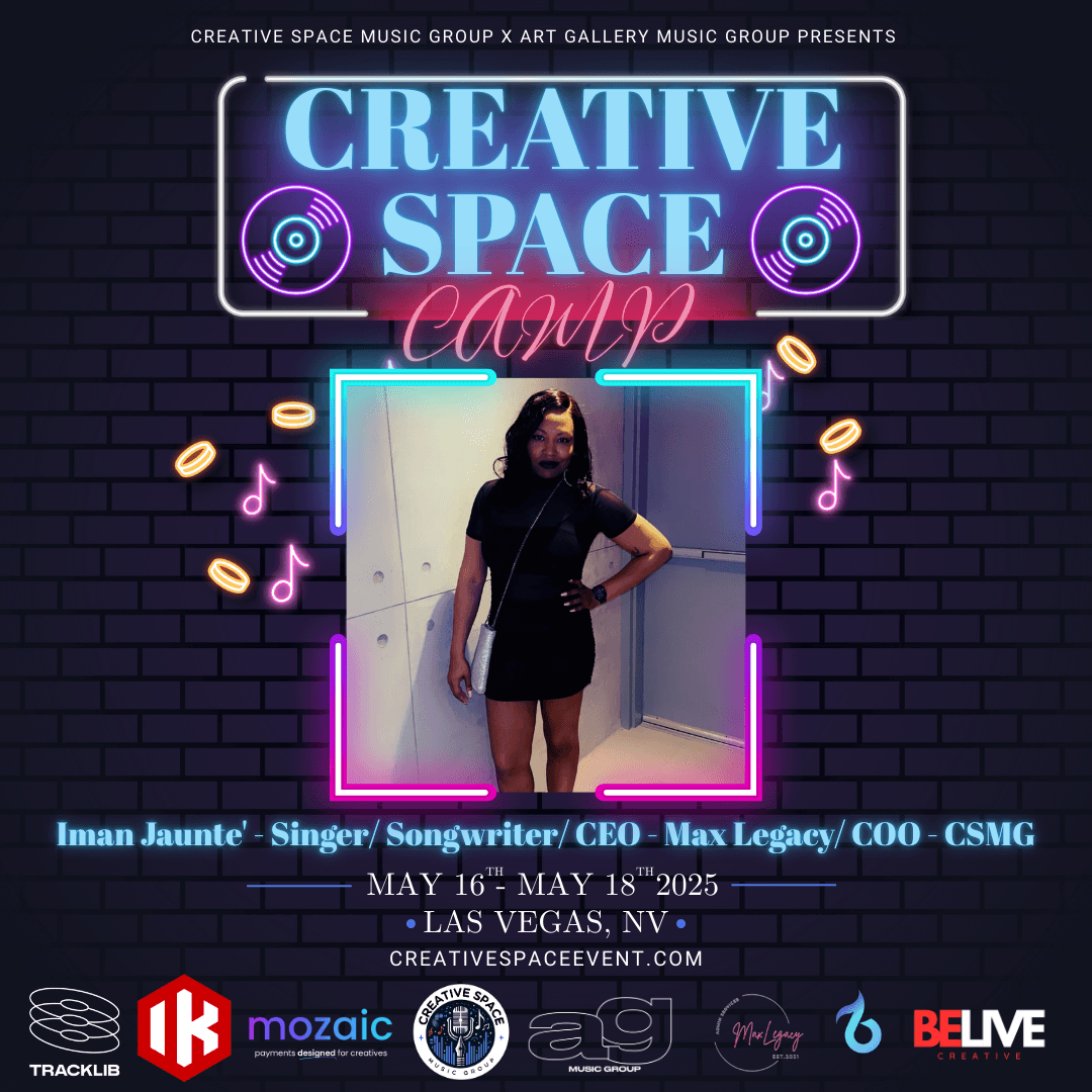 Las Vegas Song Camp - Iman Jaunte’, Singer / Songwriter / CEO of Max Legacy / COO of Creative Space Music Group
